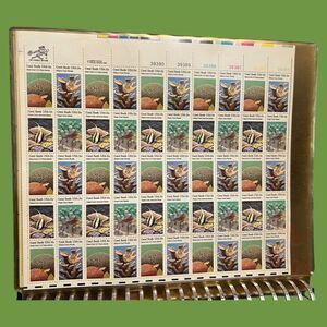 MNH Scott 1989  #1827-30 Coral Reefs Stamps Sheet of 50 15 Cent Stamps